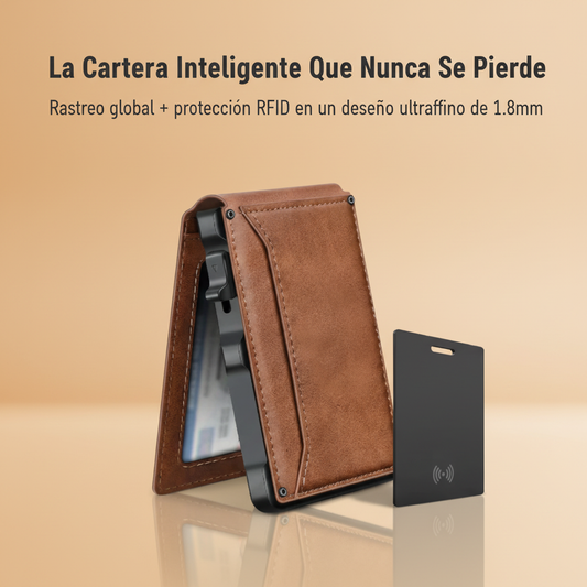 NeverLost™ Billetera Inteligente [Rastreable y Anti-Clonación]